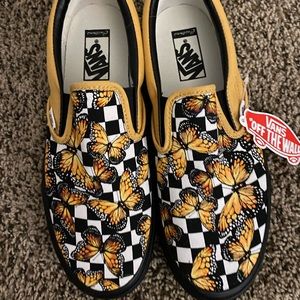 Vans shoes ranging in womens sizes from 9 to 10.5